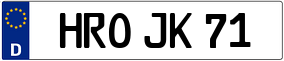 Truck License Plate